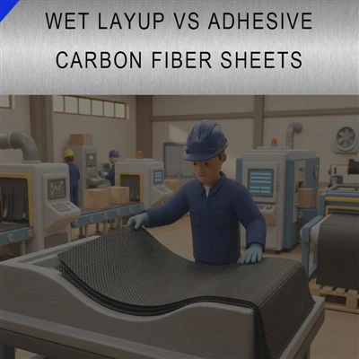 Col·locació humida vs làmines adhesives de fibra de carboni